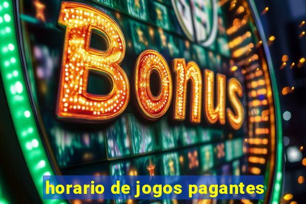 horario de jogos pagantes